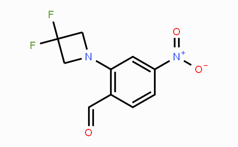 CAS No. 1713160-73-6, 2-(3,3-Difluoroazetidin-1-yl)-4-nitrobenzaldehyde