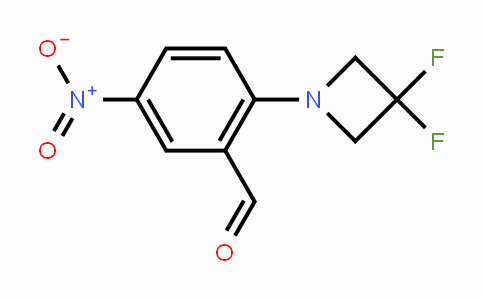 CAS No. 1707365-24-9, 2-(3,3-Difluoroazetidin-1-yl)-5-nitrobenzaldehyde