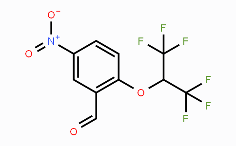 CAS No. 1707367-45-0, 2-(1,1,1,3,3,3-Hexafluoropropan-2-yloxy)-5-nitrobenzaldehyde