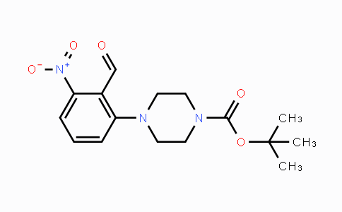 CAS No. 1774893-51-4, tert-Butyl 4-(2-formyl-3-nitrophenyl)-piperazine-1-carboxylate