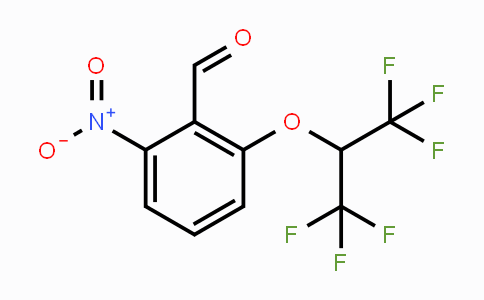 CAS No. 1774893-68-3, 2-(1,1,1,3,3,3-Hexafluoropropan-2-yloxy)-6-nitrobenzaldehyde