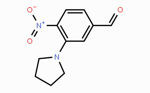CAS No. 1707357-84-3, 4-Nitro-3-(pyrrolidin-1-yl)benzaldehyde