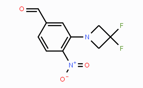 CAS No. 1779119-35-5, 3-(3,3-Difluoroazetidin-1-yl)-4-nitrobenzaldehyde