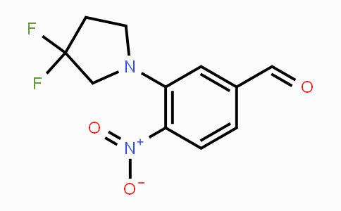 CAS No. 1774900-29-6, 3-(3,3-Difluoropyrrolidin-1-yl)-4-nitrobenzaldehyde