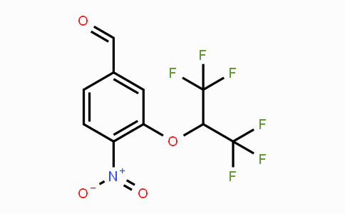 CAS No. 1774893-55-8, 3-(1,1,1,3,3,3-Hexafluoropropan-2-yloxy)-4-nitrobenzaldehyde
