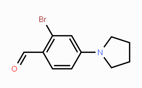 CAS No. 946705-58-4, 2-Bromo-4-(pyrrolidin-1-yl)benzaldehyde