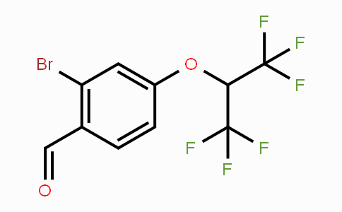 CAS No. 1779119-56-0, 2-Bromo-4-(1,1,1,3,3,3-hexafluoropropan-2-yloxy)benzaldehyde
