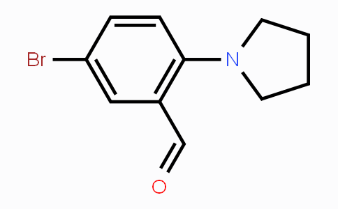 CAS No. 742099-40-7, 5-Bromo-2-(pyrrolidin-1-yl)benzaldehyde