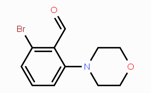 CAS No. 736990-82-2, 2-Bromo-6-morpholinobenzaldehyde