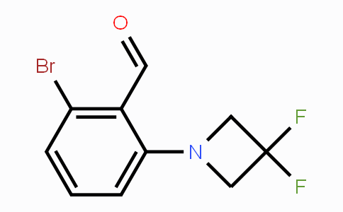 CAS No. 1707377-96-5, 2-Bromo-6-(3,3-difluoroazetidin-1-yl)benzaldehyde