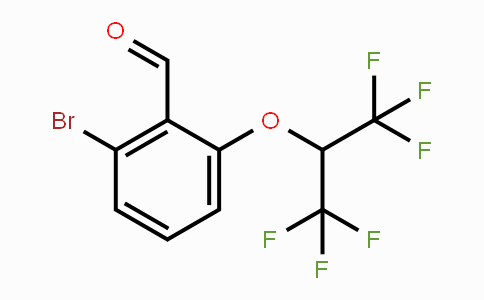 CAS No. 1779119-70-8, 2-Bromo-6-(1,1,1,3,3,3-hexafluoropropan-2-yloxy)benzaldehyde