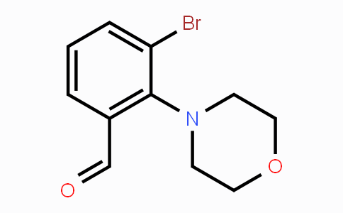 CAS No. 1707365-29-4, 3-Bromo-2-morpholinobenzaldehyde