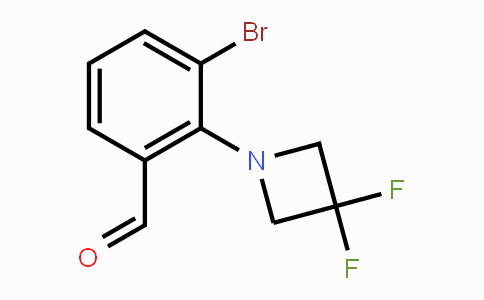 CAS No. 1774893-88-7, 3-Bromo-2-(3,3-difluoroazetidin-1-yl)benzaldehyde