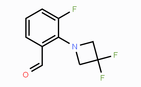 CAS No. 1779119-77-5, 3-Fluoro-2-(3,3-difluoroazetidin-1-yl)benzaldehyde