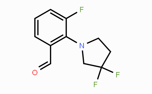 CAS No. 1115239-53-6, 3-Fluoro-2-(3,3-difluoropyrrolidin-1-yl)benzaldehyde