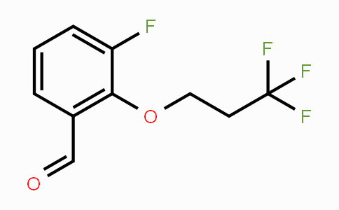 CAS No. 1566830-41-8, 3-Fluoro-2-(3,3,3-trifluoropropoxy)benzaldehyde