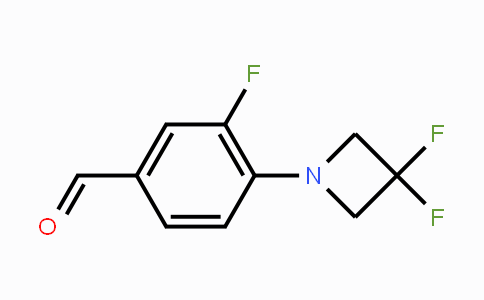 CAS No. 1779130-73-2, 3-Fluoro-4-(3,3-difluoroazetidin-1-yl)benzaldehyde