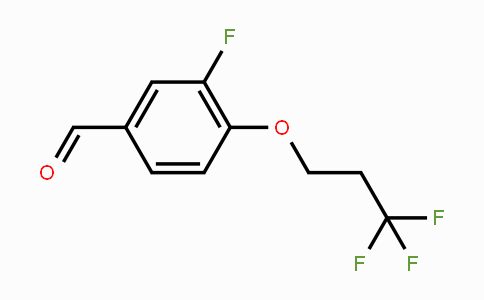 CAS No. 1554106-29-4, 3-Fluoro-4-(3,3,3-trifluoropropoxy)benzaldehyde