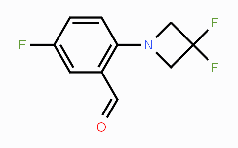 CAS No. 1774893-74-1, 5-Fluoro-2-(3,3-difluoroazetidin-1-yl)benzaldehyde