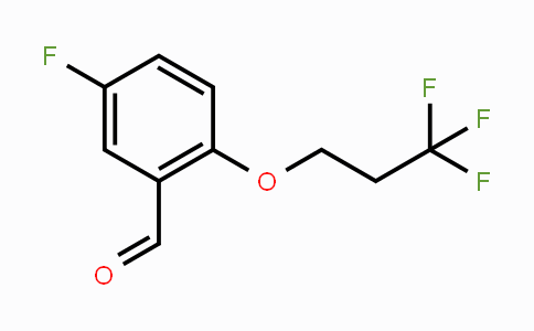 CAS No. 1554803-84-7, 5-Fluoro-2-(3,3,3-trifluoropropoxy)benzaldehyde