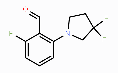 CAS No. 1774894-03-9, 6-Fluoro-2-(3,3-difluoropyrrolidin-1-yl)benzaldehyde