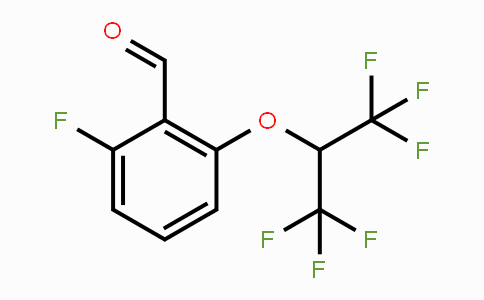 CAS No. 1707604-71-4, 6-Fluoro-2-(1,1,1,3,3,3-hexafluoropropan-2-yloxy)benzaldehyde