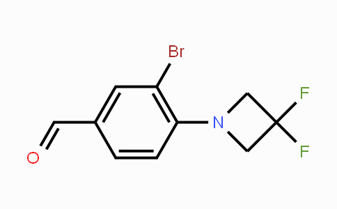CAS No. 1779118-66-9, 3-Bromo-4-(3,3-difluoroazetidin-1-yl)benzaldehyde