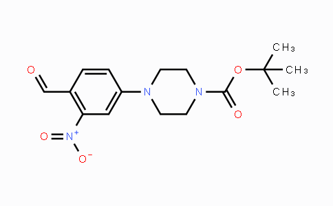 CAS No. 904896-12-4, tert-Butyl 4-(4-formyl-3-nitrophenyl)-piperazine-1-carboxylate