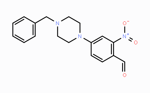 CAS No. 1707580-96-8, 4-(4-Benzylpiperazin-1-yl)-2-nitrobenzaldehyde