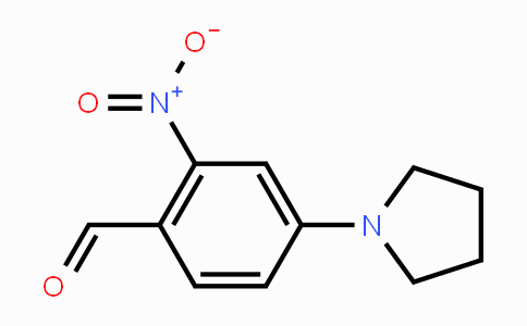 CAS No. 1707378-00-4, 2-Nitro-4-(pyrrolidin-1-yl)benzaldehyde