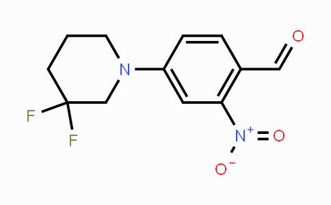 CAS No. 1774896-44-4, 4-(3,3-Difluoropiperidin-1-yl)-2-nitrobenzaldehyde