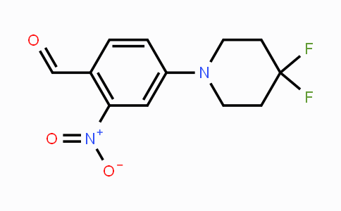 CAS No. 1774894-02-8, 4-(4,4-Difluoropiperidin-1-yl)-2-nitrobenzaldehyde