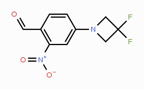CAS No. 1779120-03-4, 4-(3,3-Difluoroazetidin-1-yl)-2-nitrobenzaldehyde
