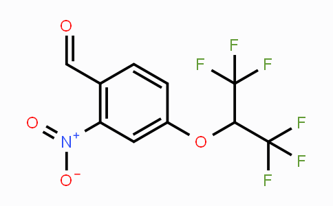 CAS No. 1779127-44-4, 4-(1,1,1,3,3,3-Hexafluoropropan-2-yloxy)-2-nitrobenzaldehyde