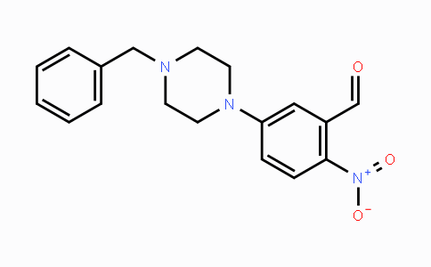 CAS No. 1707581-08-5, 5-(4-Benzylpiperazin-1-yl)-2-nitrobenzaldehyde