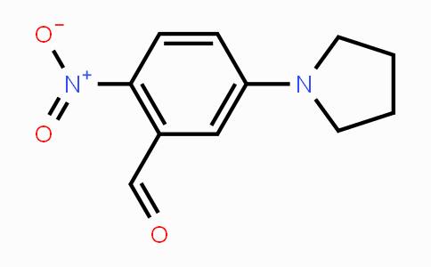 CAS No. 113259-80-6, 2-Nitro-5-(pyrrolidin-1-yl)benzaldehyde