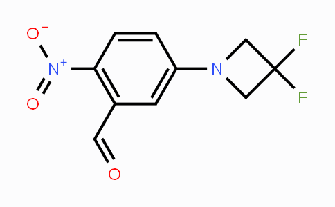 CAS No. 1779120-06-7, 5-(3,3-Difluoroazetidin-1-yl)-2-nitrobenzaldehyde