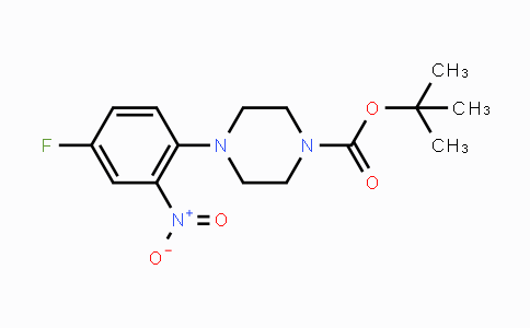 CAS No. 874814-94-5, tert-Butyl 4-(4-fluoro-2-nitrophenyl)-piperazine-1-carboxylate
