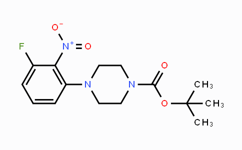 CAS No. 915135-20-5, tert-Butyl 4-(3-fluoro-2-nitrophenyl)-piperazine-1-carboxylate