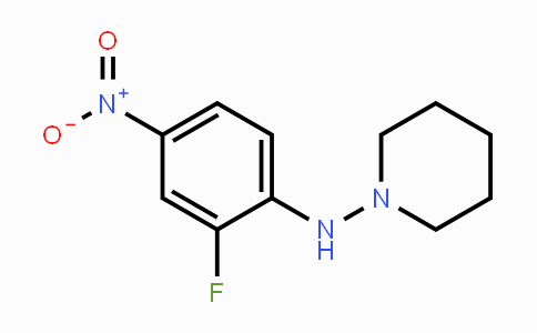 CAS No. 1549292-52-5, 3-Fluoro-4-(piperidin-1-ylamino)nitrobenzene