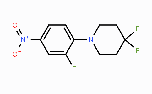 CAS No. 1239876-14-2, 3-Fluoro-4-(4,4-difluoropiperidin-1-yl)nitrobenzene