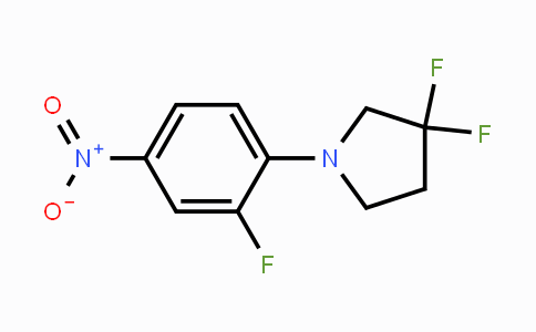 CAS No. 1779127-63-7, 3-Fluoro-4-(3,3-difluoropyrrolidin-1-yl)nitrobenzene