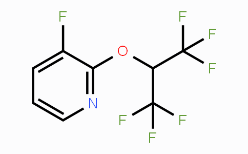 CAS No. 1779118-79-4, 3-Fluoro-2-(1,1,1,3,3,3-hexafluoropropan-2-yloxy)pyridine