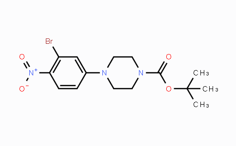 CAS No. 1386951-16-1, tert-Butyl 4-(3-bromo-4-nitrophenyl)-piperazine-1-carboxylate