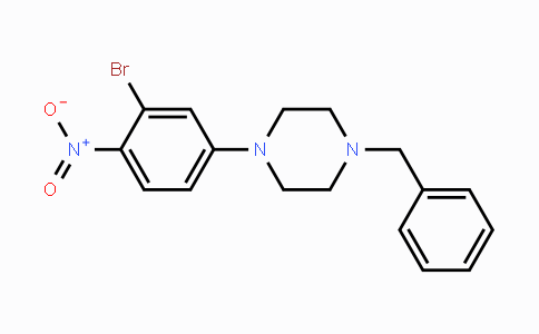 CAS No. 1713160-89-4, 4-(4-Benzylpiperazin-1-yl)-2-bromonitrobenzene