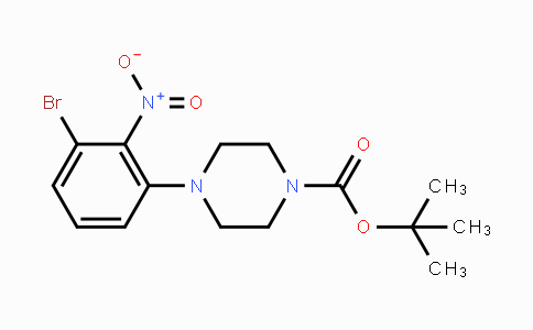 CAS No. 1774896-67-1, tert-Butyl 4-(3-bromo-2-nitrophenyl)-piperazine-1-carboxylate