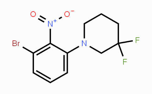 CAS No. 1707365-48-7, 6-Bromo-2-(3,3-difluoropiperidin-1-yl)nitrobenzene