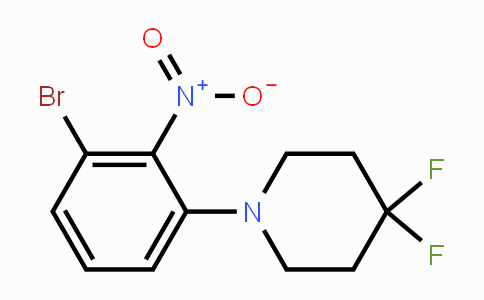 CAS No. 1779120-40-9, 6-Bromo-2-(4,4-difluoropiperidin-1-yl)nitrobenzene