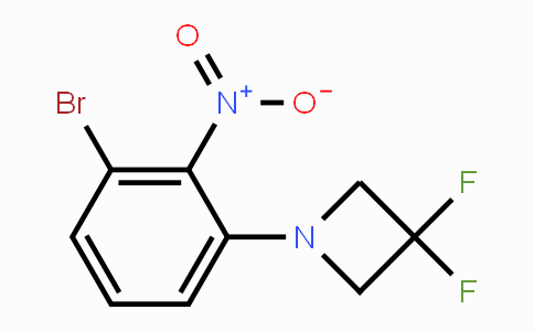 CAS No. 1713160-91-8, 6-Bromo-2-(3,3-difluoroazetidin-1-yl)nitrobenzene