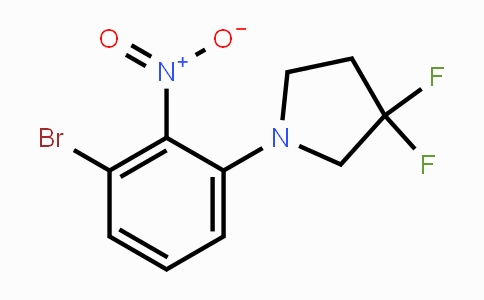 CAS No. 1779120-23-8, 6-Bromo-2-(3,3-difluoropyrrolidin-1-yl)nitrobenzene